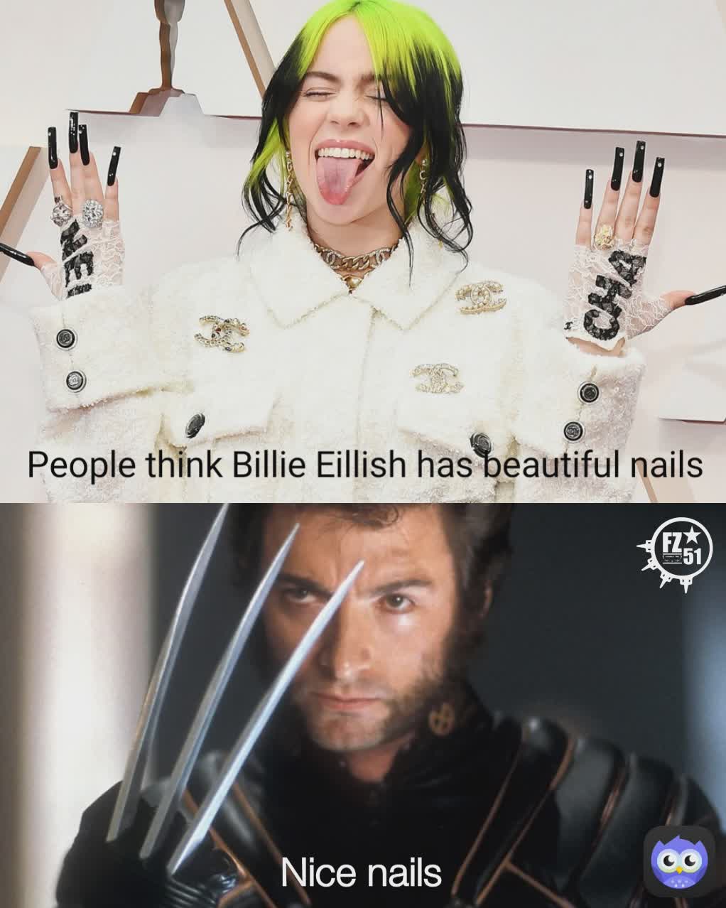 People think Billie Eillish has beautiful nails Nice nails