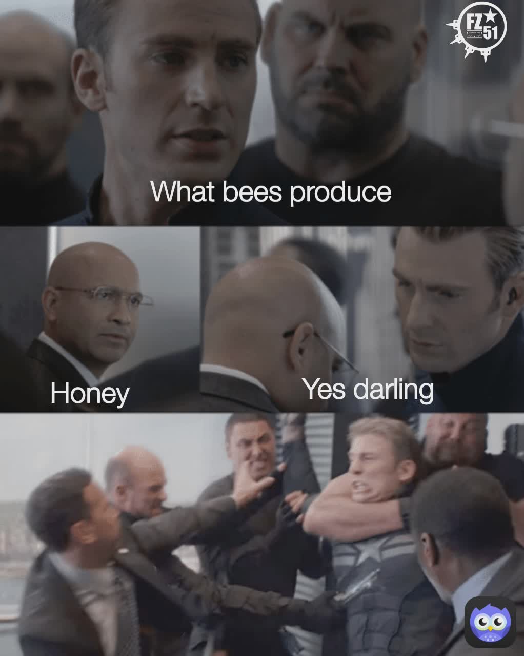 Honey Yes darling What bees produce