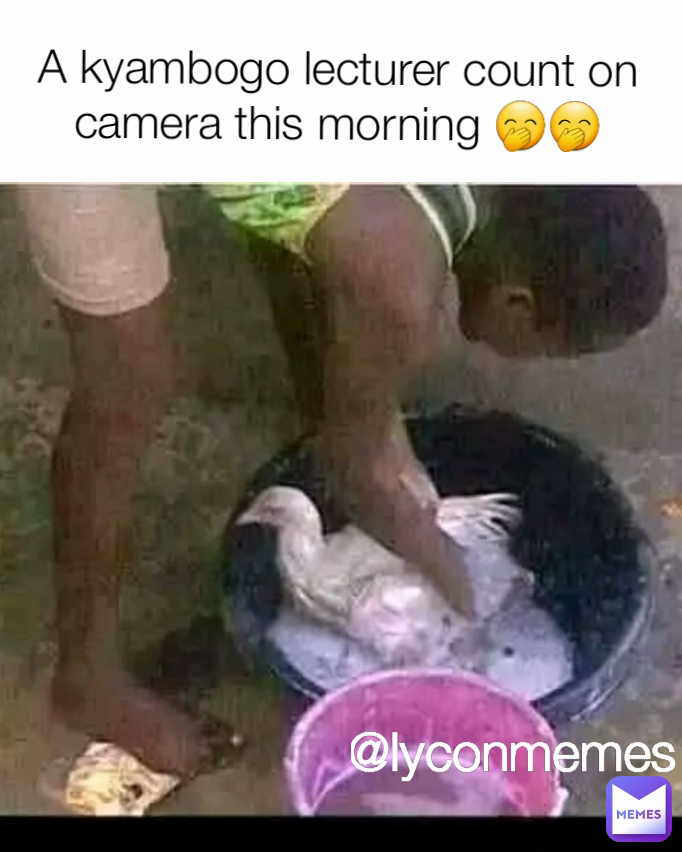 A kyambogo lecturer count on camera this morning 🤭🤭 @lyconmemes 