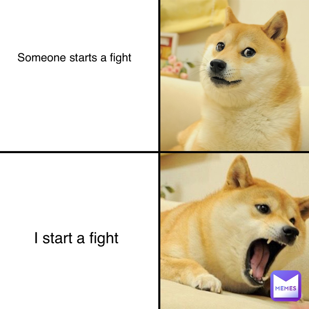 Someone starts a fight I start a fight