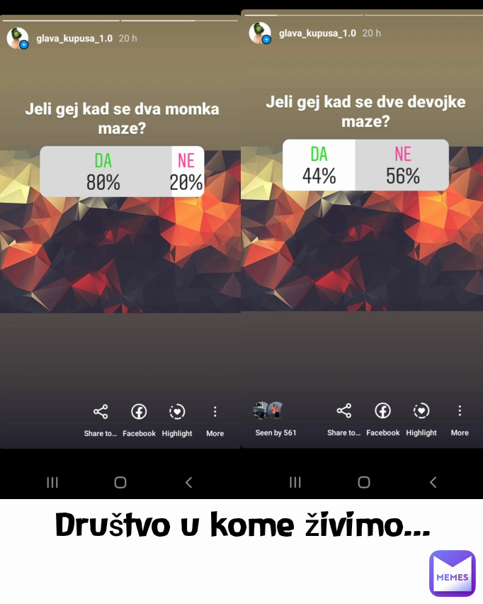 Društvo u kome živimo...