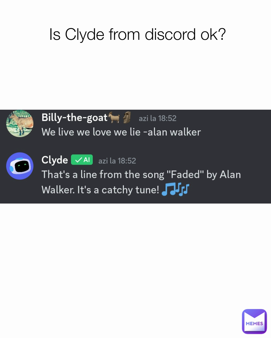 Is Clyde from discord ok?