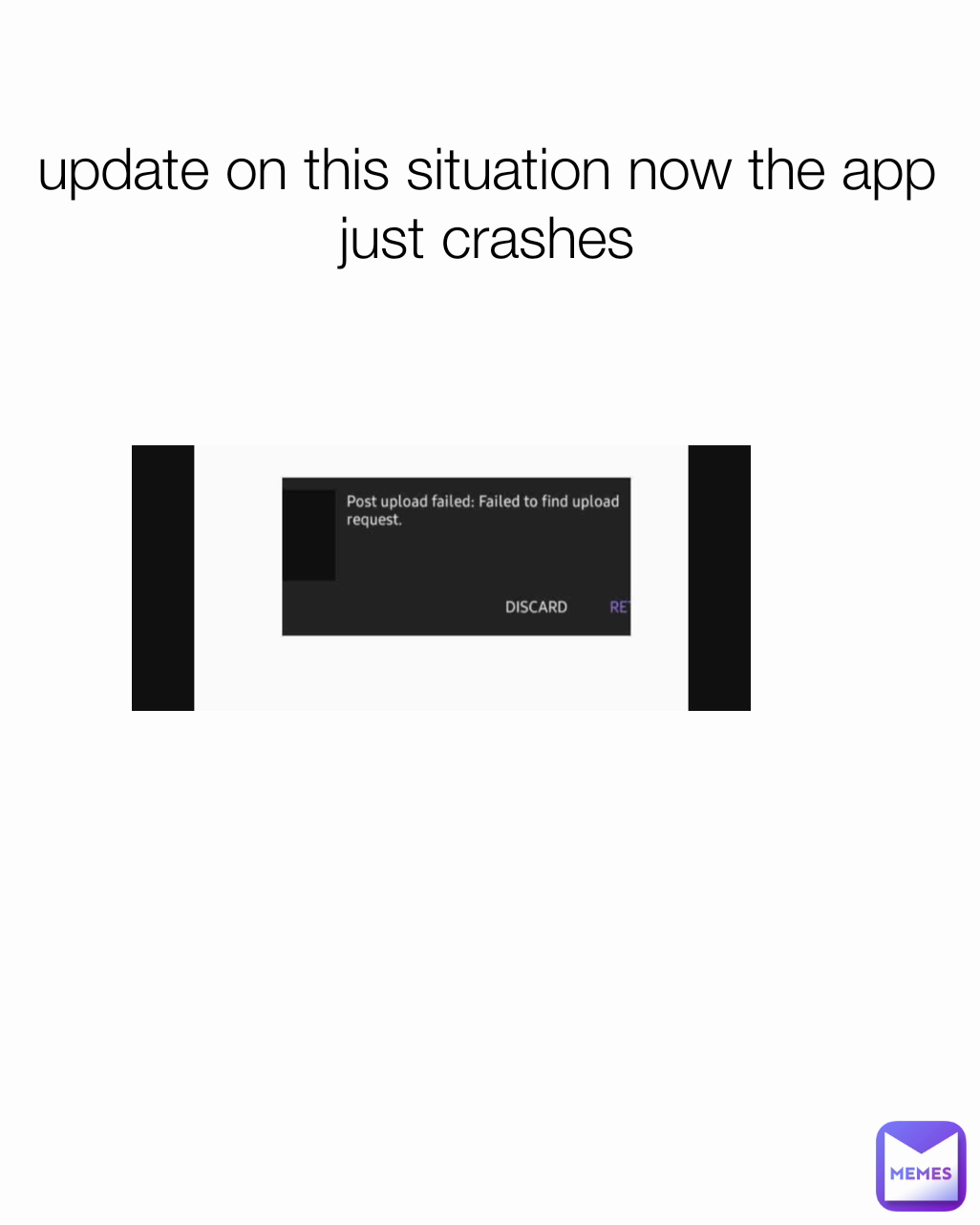 update on this situation now the app just crashes