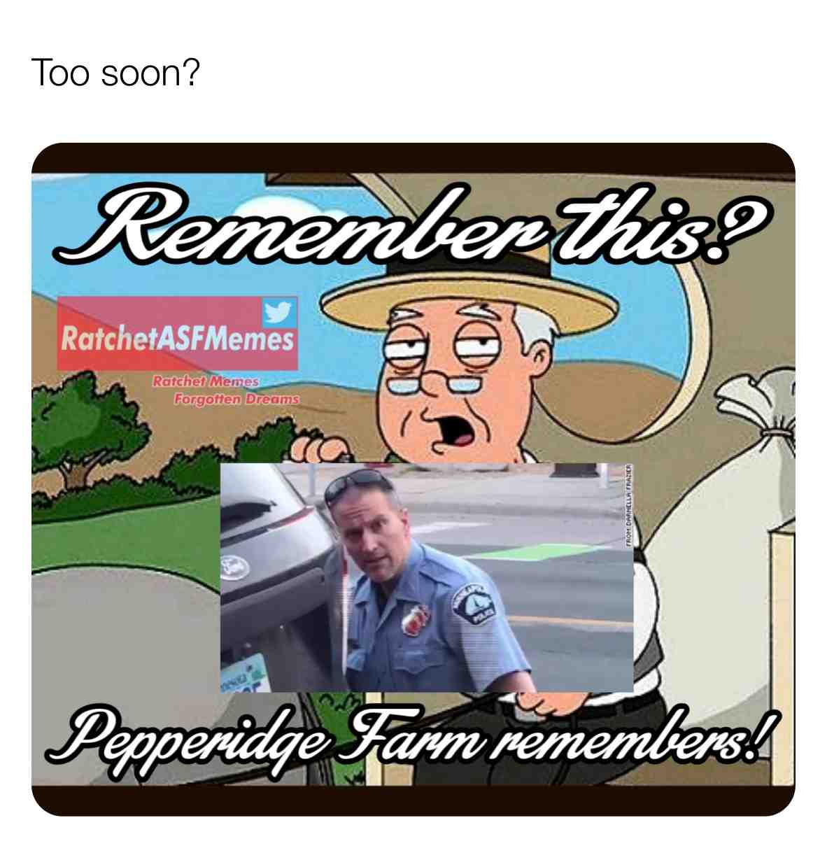 Meme shared by @ratchet_memes_