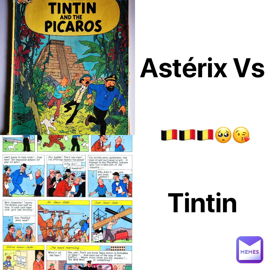 Astérix Vs Tintin 🇧🇪🇧🇪🇧🇪🥺😘