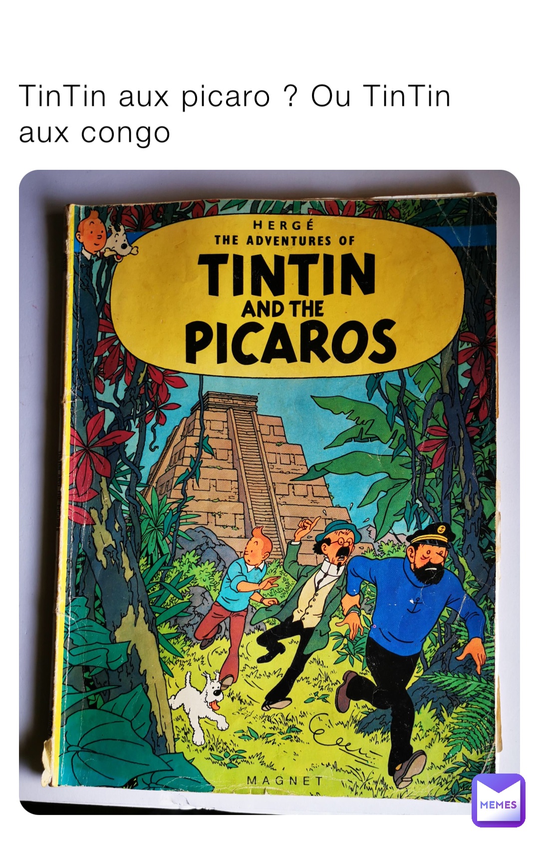 TinTin aux picaro ? Ou TinTin aux congo