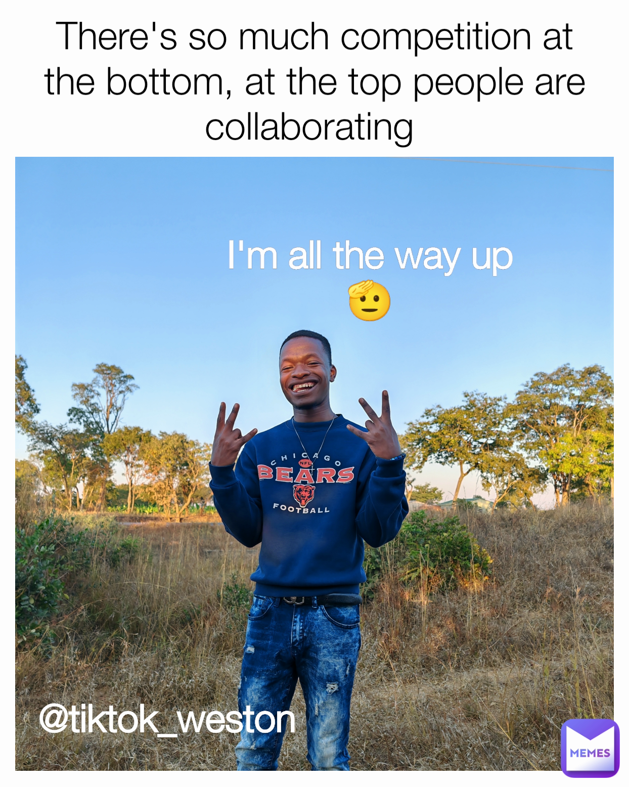 @tiktok_weston There's so much competition at the bottom, at the top people are collaborating  I'm all the way up 🫡