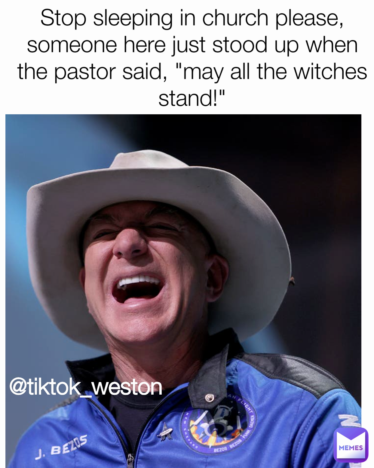 @tiktok_weston Stop sleeping in church please, someone here just stood up when the pastor said, "may all the witches stand!"