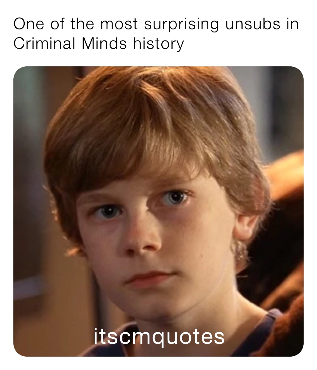 One of the most surprising unsubs in Criminal Minds history