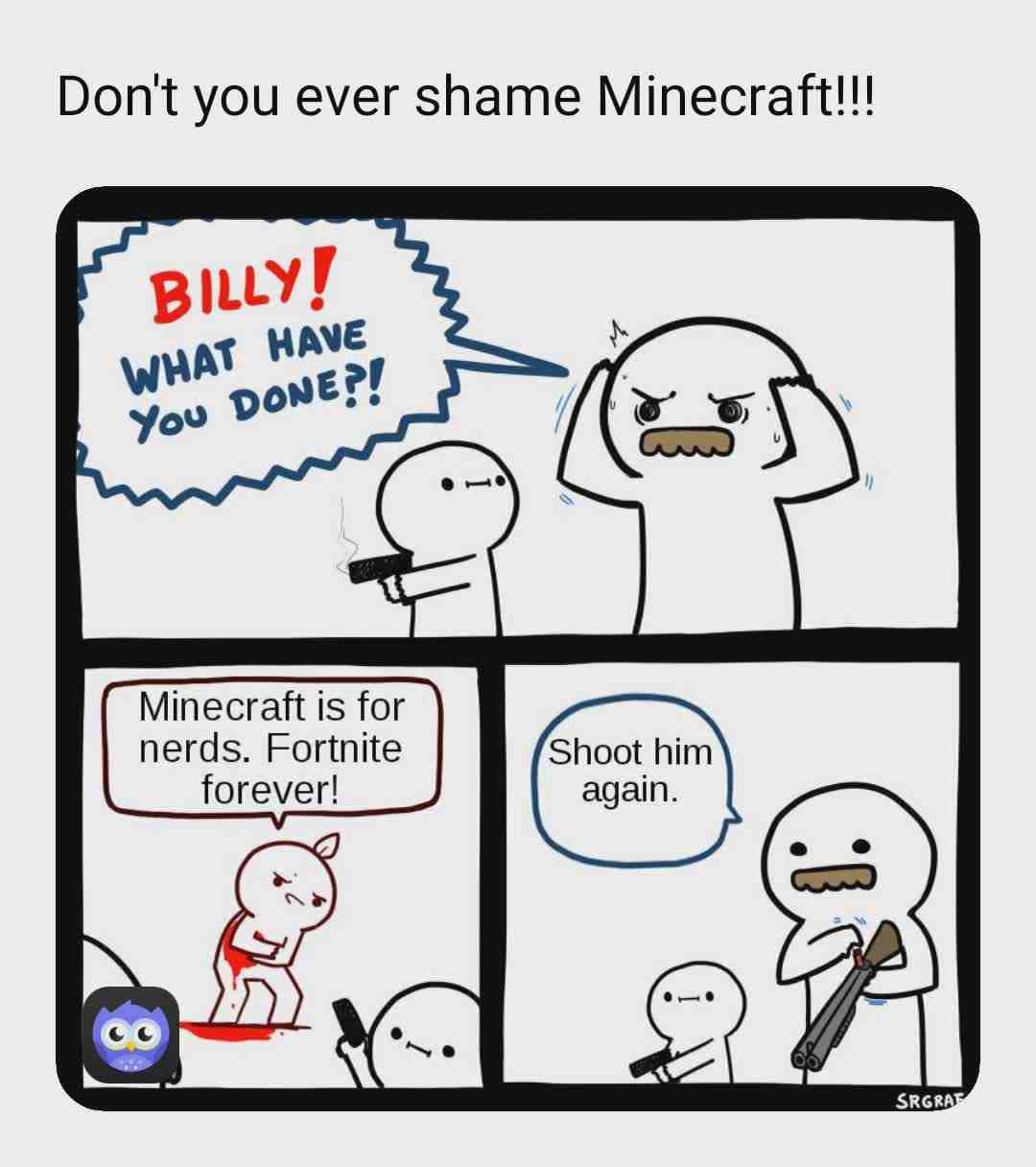 #minecraft #fortnite #billy #minecraftmemes