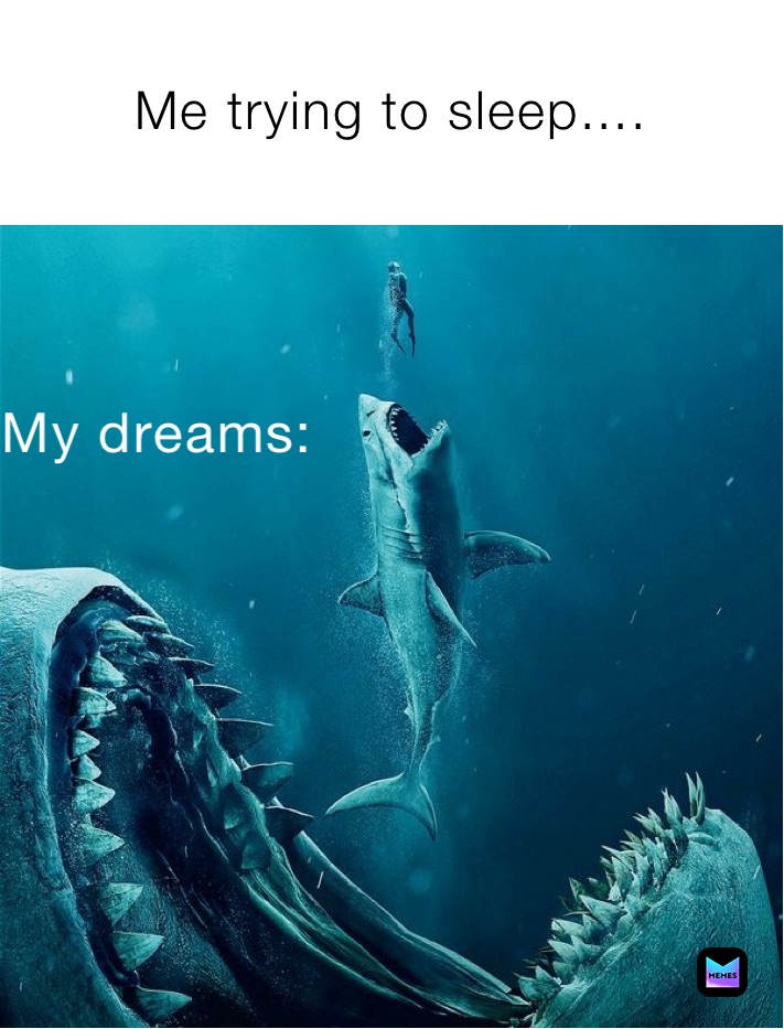 Me trying to sleep....   my dreams
