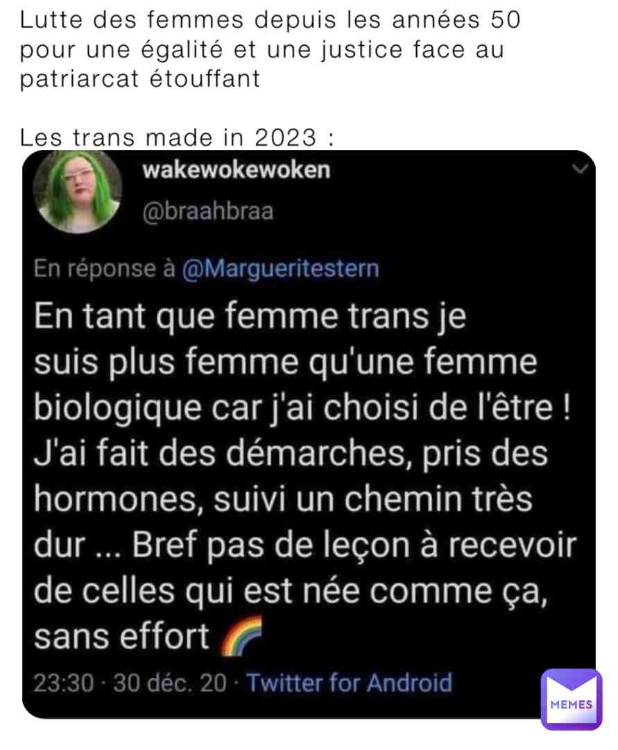 Meme shared by @Hannessik
