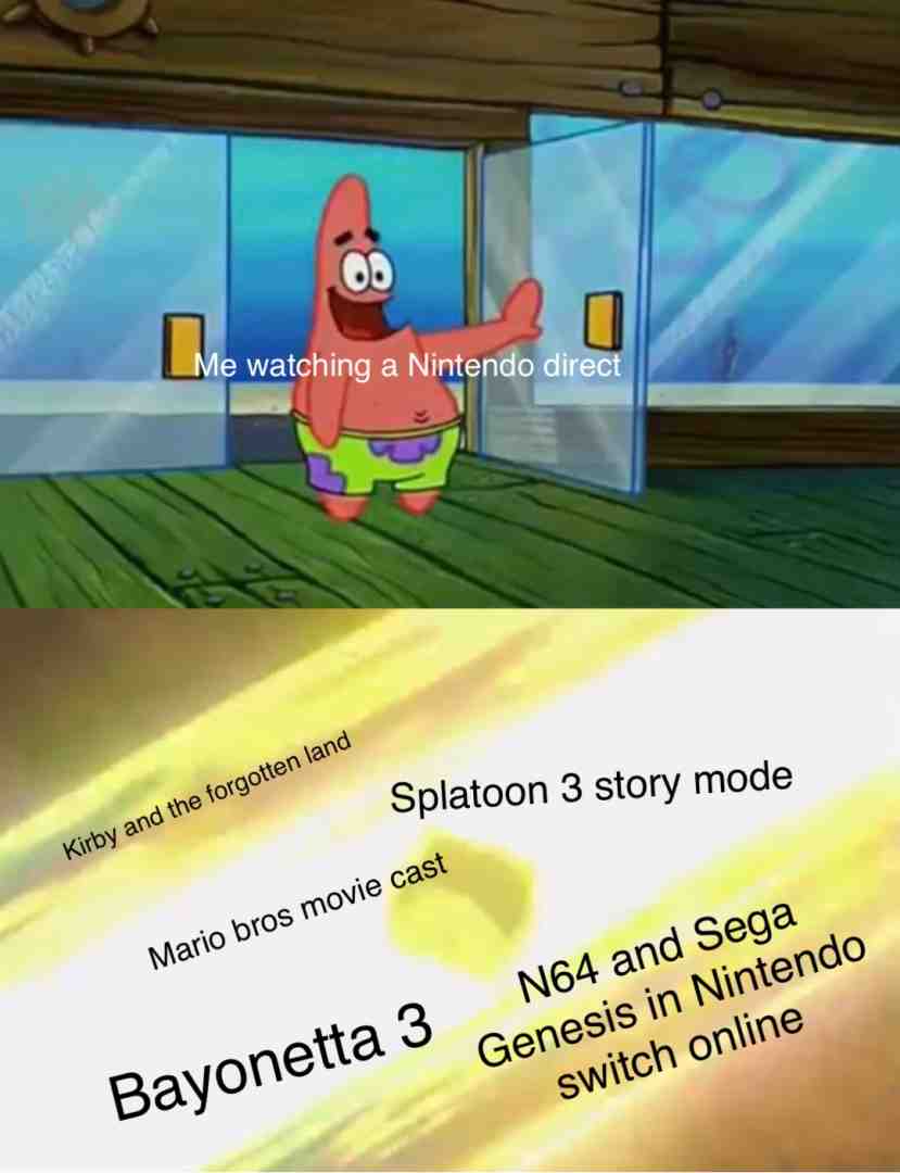 #splatoon  #nintendodirect  #bayonetta  #Kirby