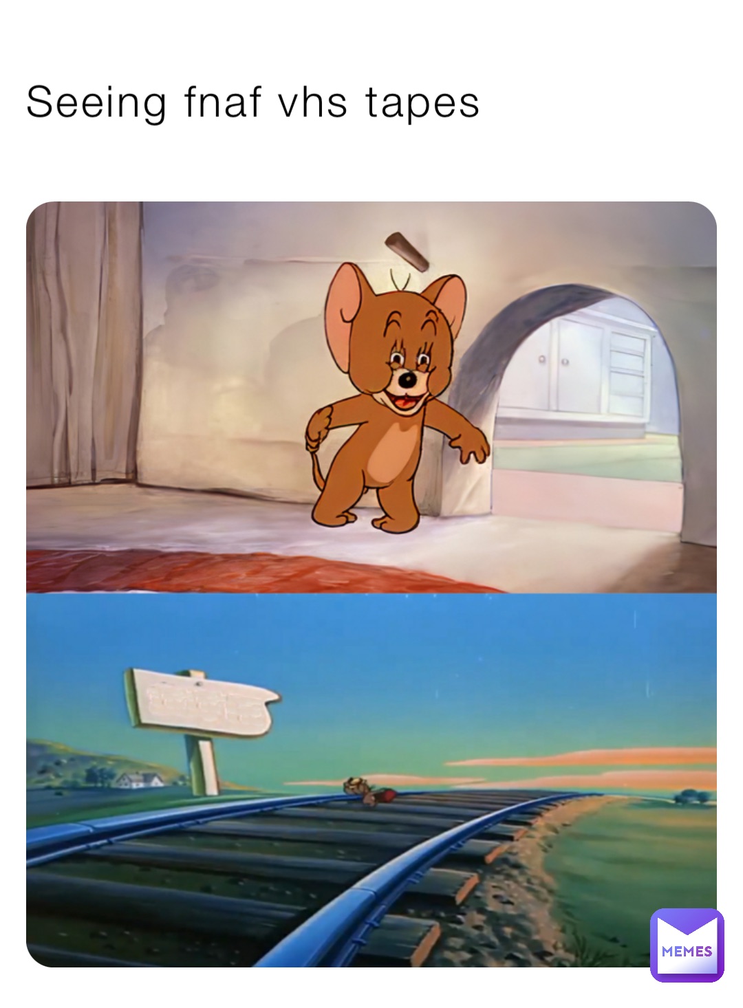 Seeing fnaf vhs tapes