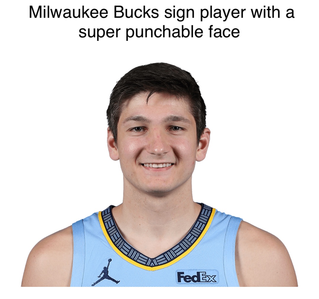 Milwaukee Bucks sign player with a super punchable face