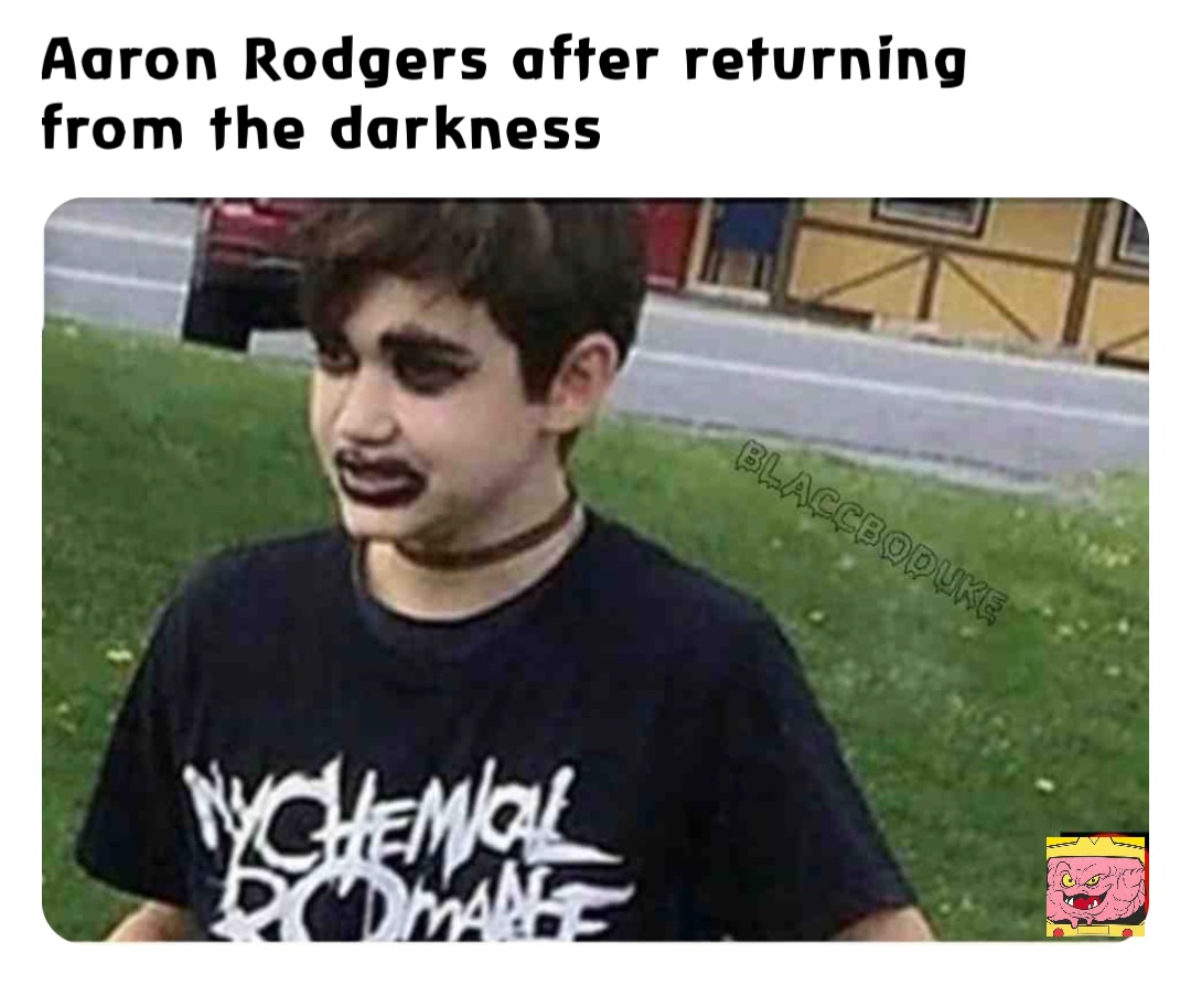 Aaron Rodgers after returning from the darkness