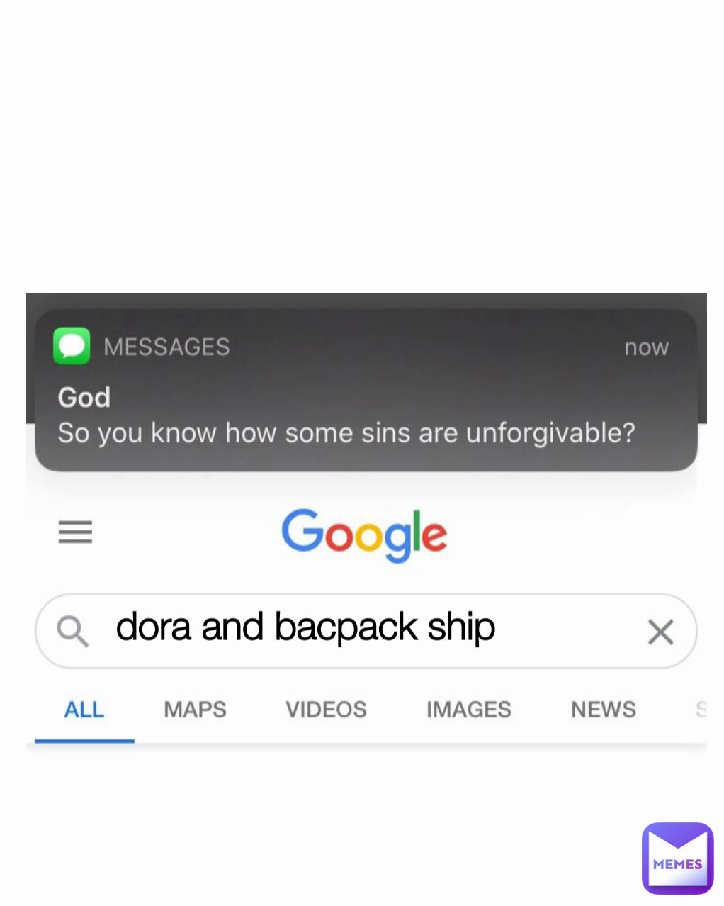 dora and bacpack ship