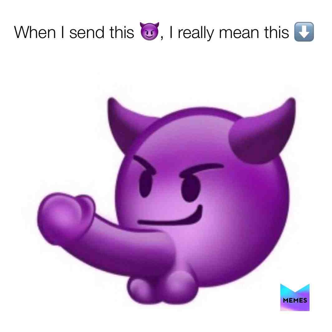 #PurpleEmoji  #DevilEmoji  #Devil  #Horny  #emojimemes