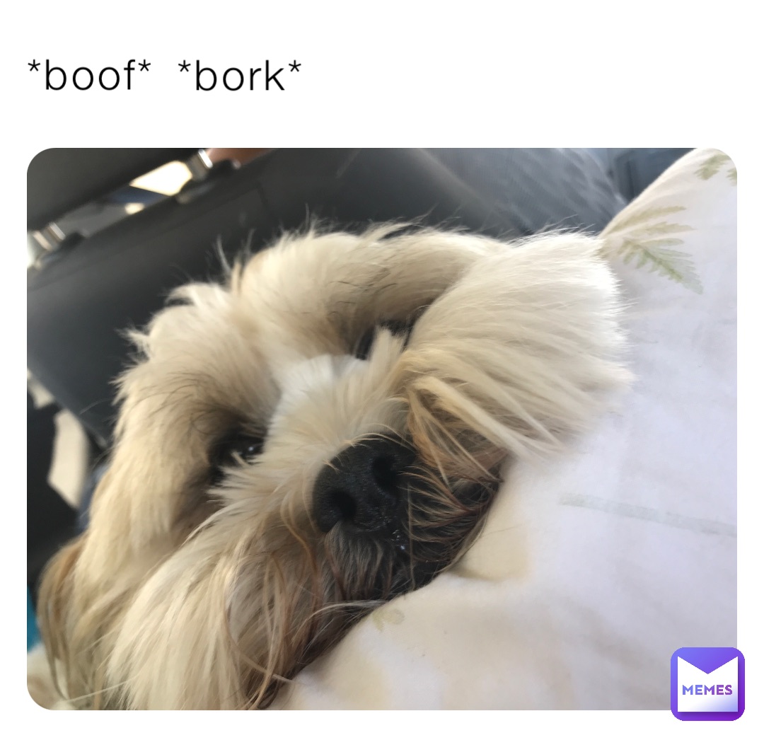 *boof* *bork*