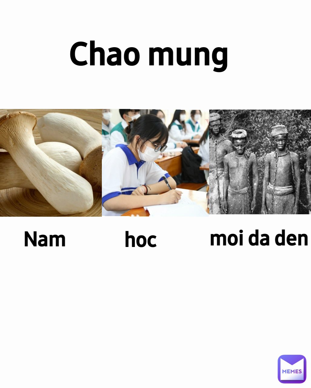 Chao mung moi da den hoc Nam