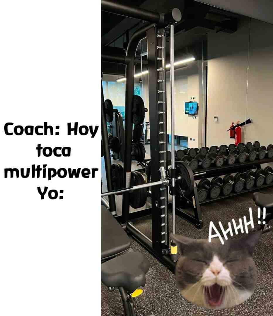 Cuando odias la Multipower #sport #coach #entrenamiento #training #gym