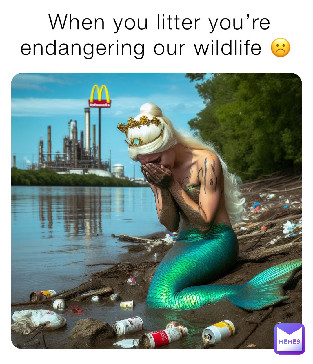 When you litter you’re endangering our wildlife ☹️