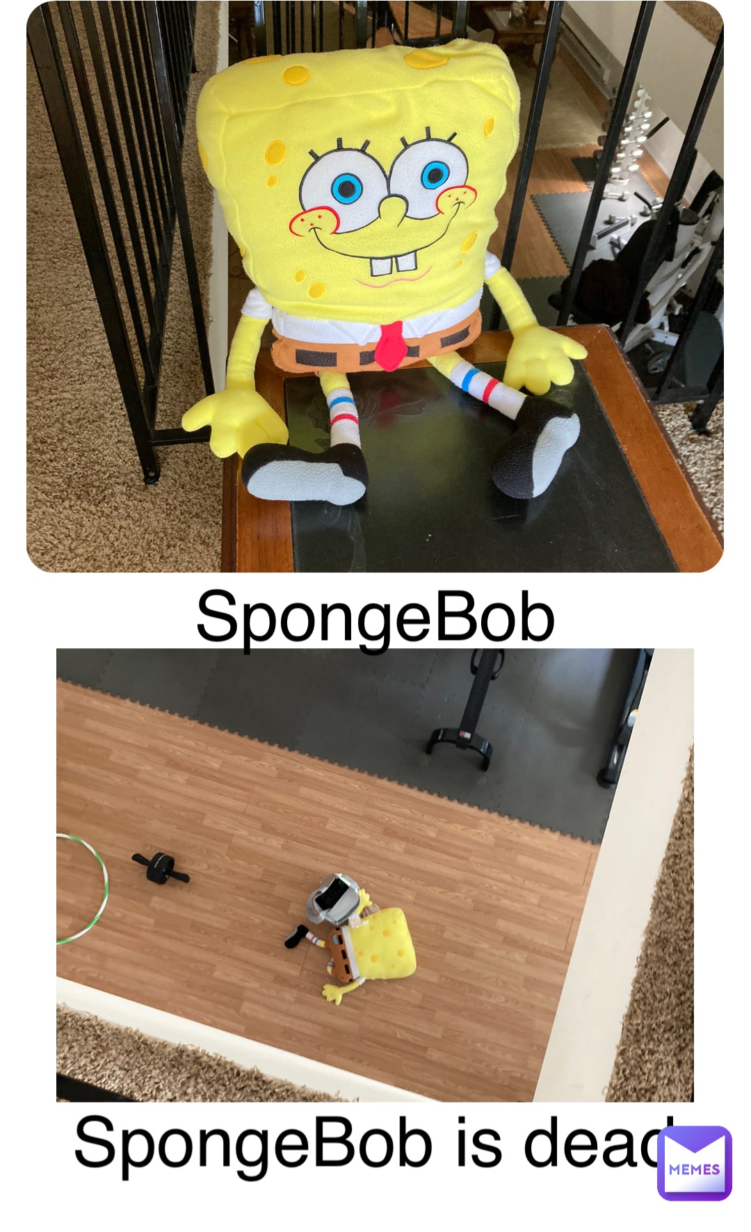 Double tap to edit SpongeBob SpongeBob is dead