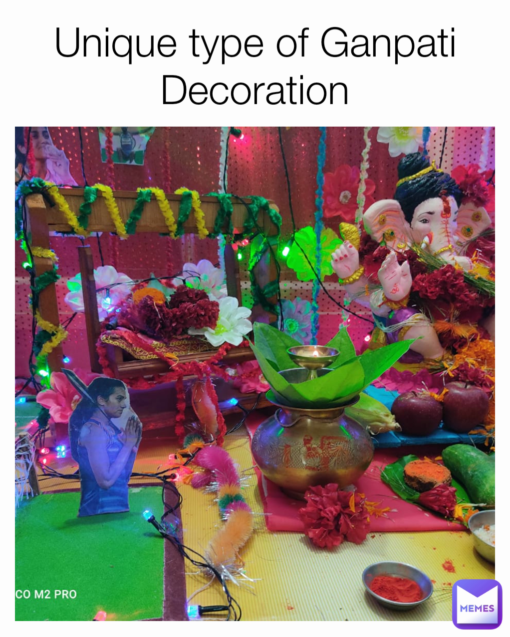 Unique type of Ganpati Decoration