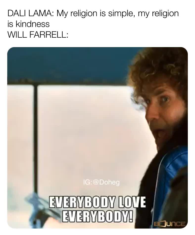 Anchorman and the Lama have spoken; love thy neighbor \u2063
.\u2063
.\u2063
.\u2063
.\u2063
.\u2063
 #antiracist  #breonnataylor  #nojusticenopeace  #georgefloyd  #blm  #bookstagram  #2020  #america  #showup  #blacklivesmatter  #independenceday  #whiteprivilege  #justice  #fourthofjuly  #fucktrump  #feminism  #racism  #protest  #thisisamerica  #unity  #diversity  #july4th  #photography  #4thofjuly  #defundthepolice  #justiceforgeorgefloyd  #stoppolicebrutality  #africanamerican  #equality  #justiceforbreonnataylor