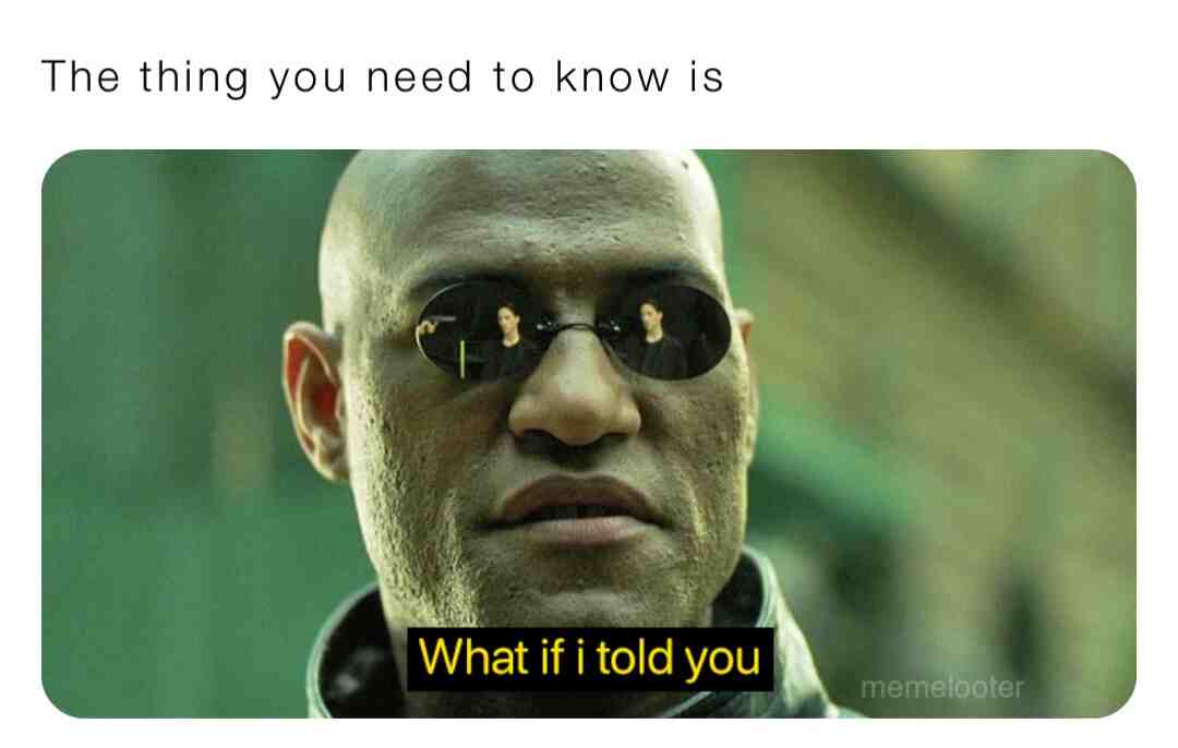 Meme shared by @memelooter