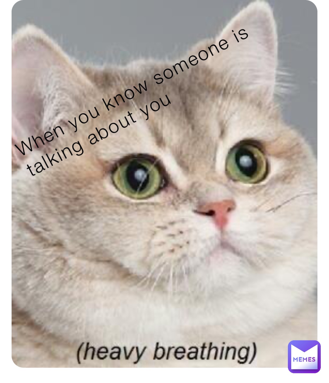 When you know someone is talking about you