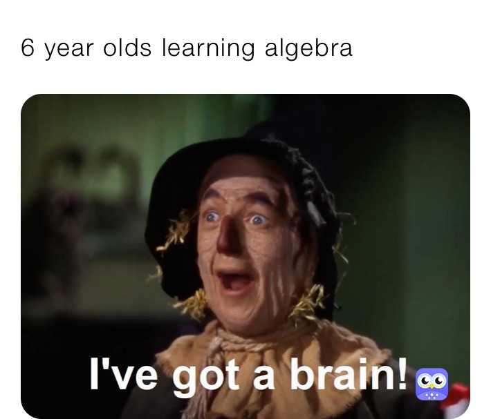 6 year olds learning algebra 