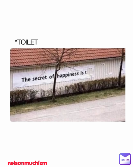 nelsonmuchizm *TOILET