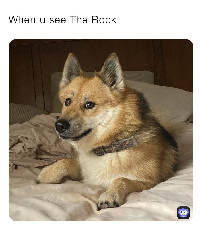 When u see The Rock