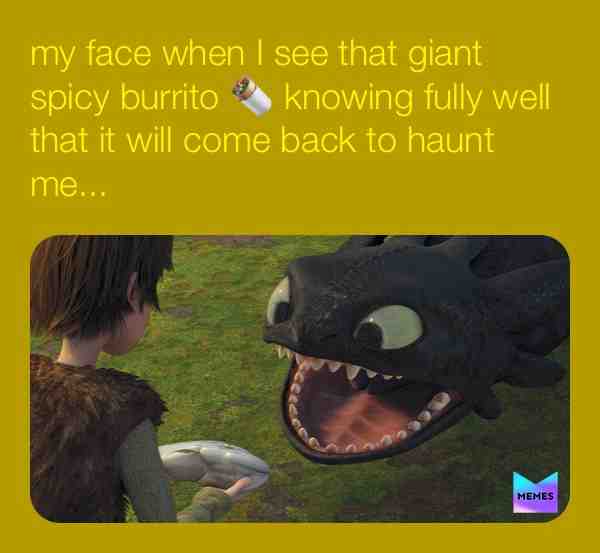 The giant spicy burrito 🌯 has returned. It is not pretty. It never will be pretty... (I’m pretty sure I just burned off the top layer of my tongue and I’m not okay lol.) 🥴😩🌶🌯 #giantspicyburrito #burrito #spicy #giant #inlove