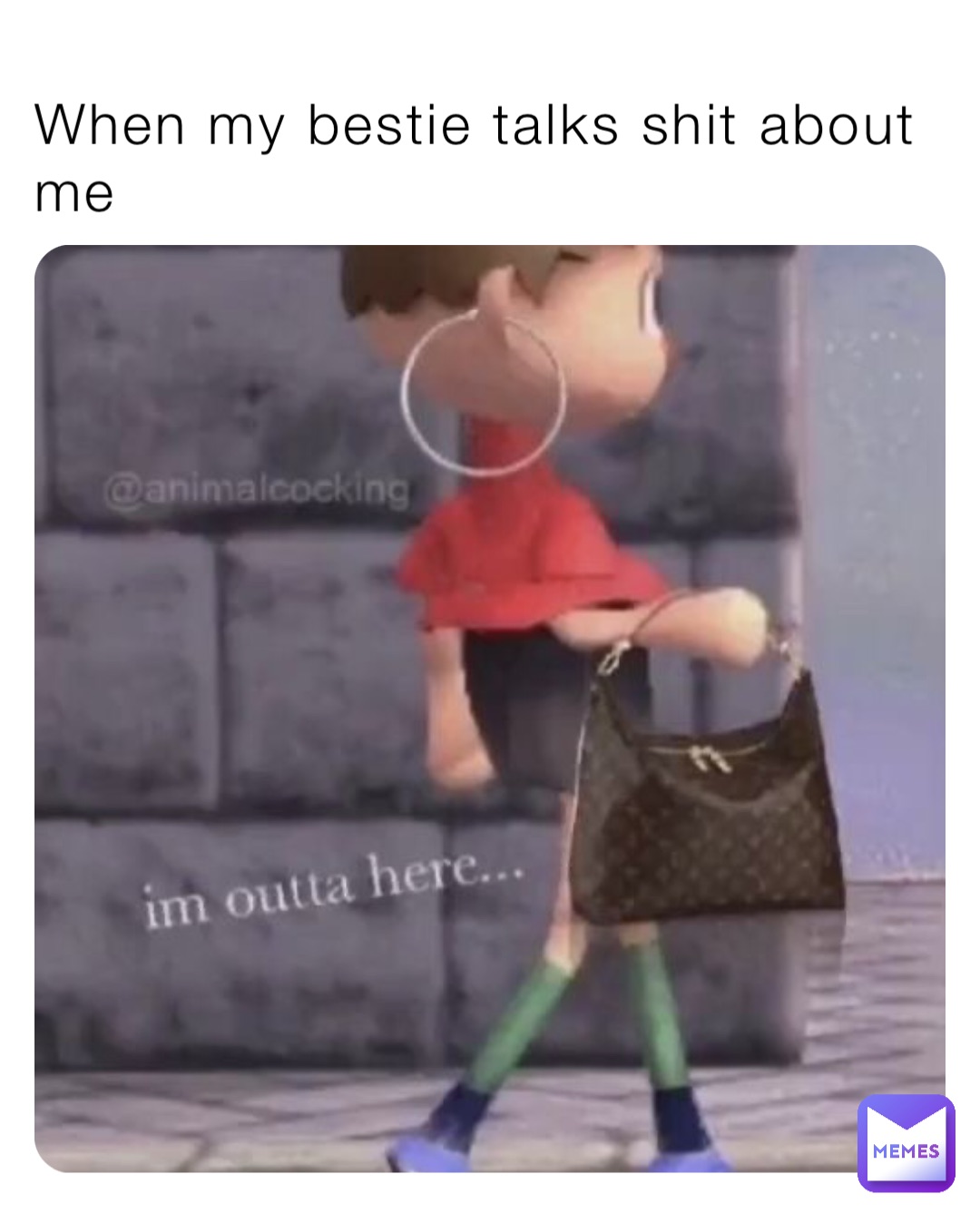 When my bestie talks shit about me