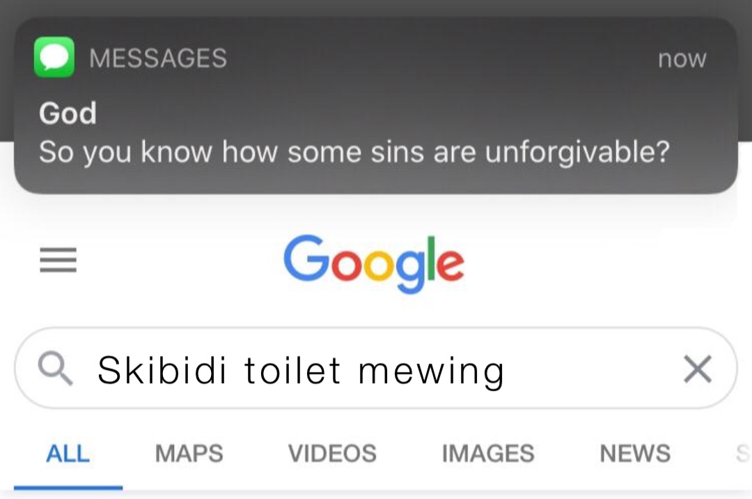 Skibidi toilet mewing