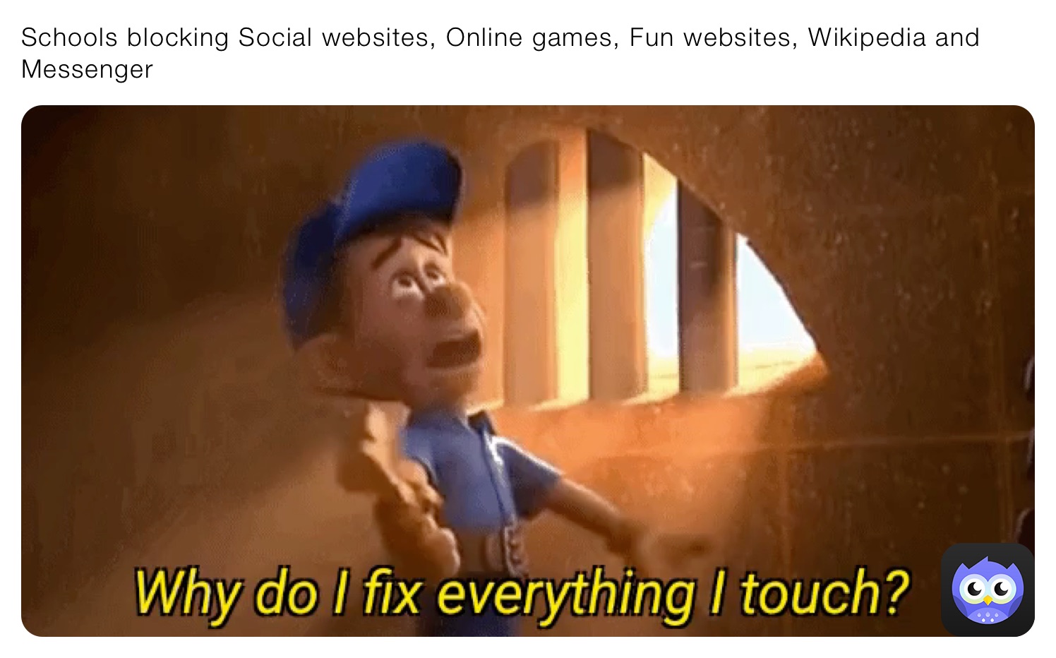 Schools blocking Social websites, Online games, Fun websites, Wikipedia and Messenger