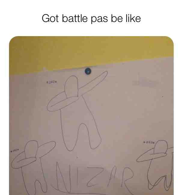 #fortnite #meme #dab #battlepas #drawing #with #an #pen