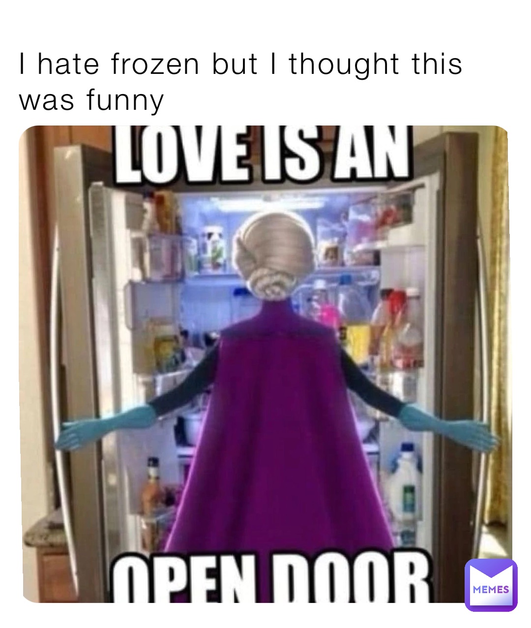 I hate frozen but I thought this was funny