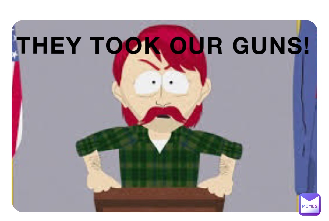 THEY TOOK OUR GUNS!