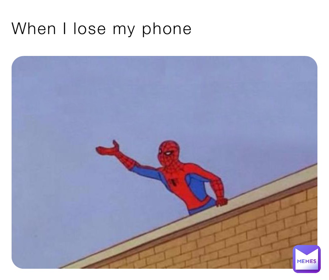 When I lose my phone