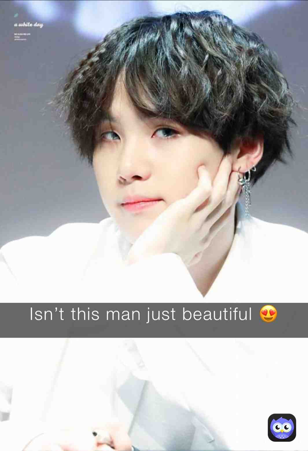 He is just so pretty ☺️ #minyoongi #BTS