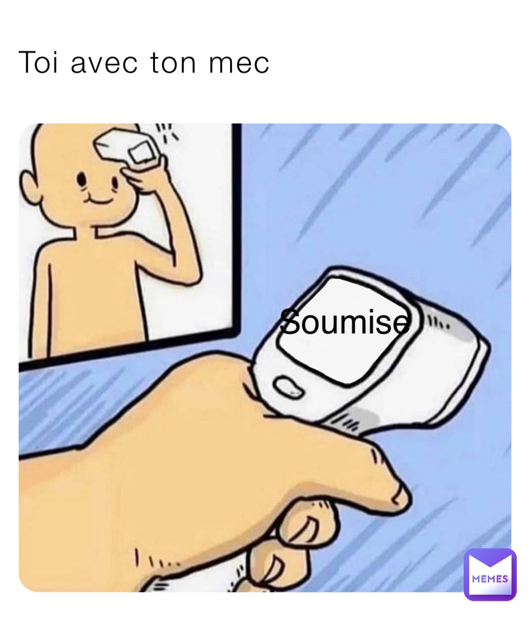 Toi avec ton mec Soumise