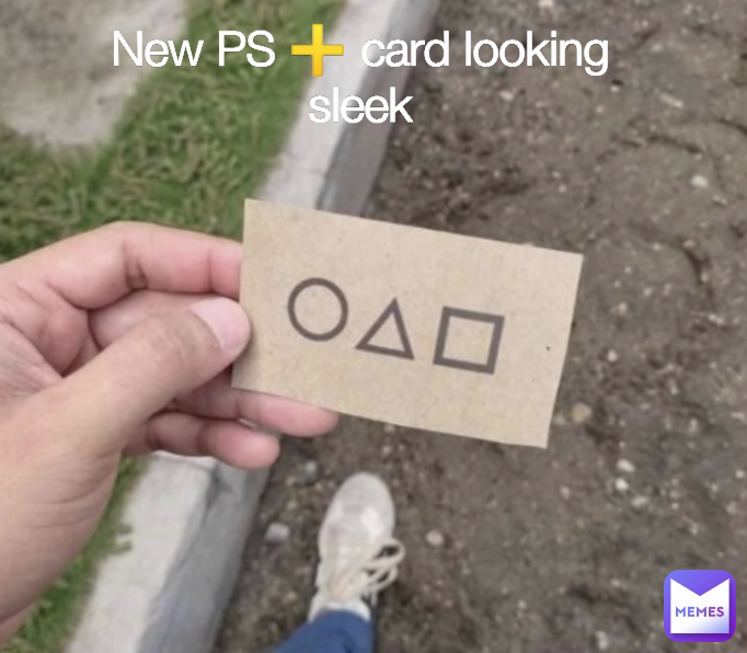 New PS ➕ card looking sleek