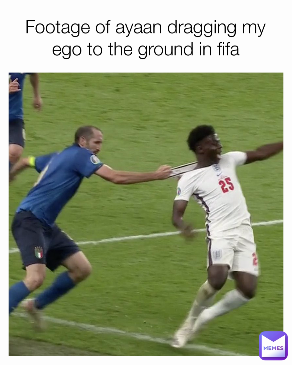 Footage of ayaan dragging my ego to the ground in fifa