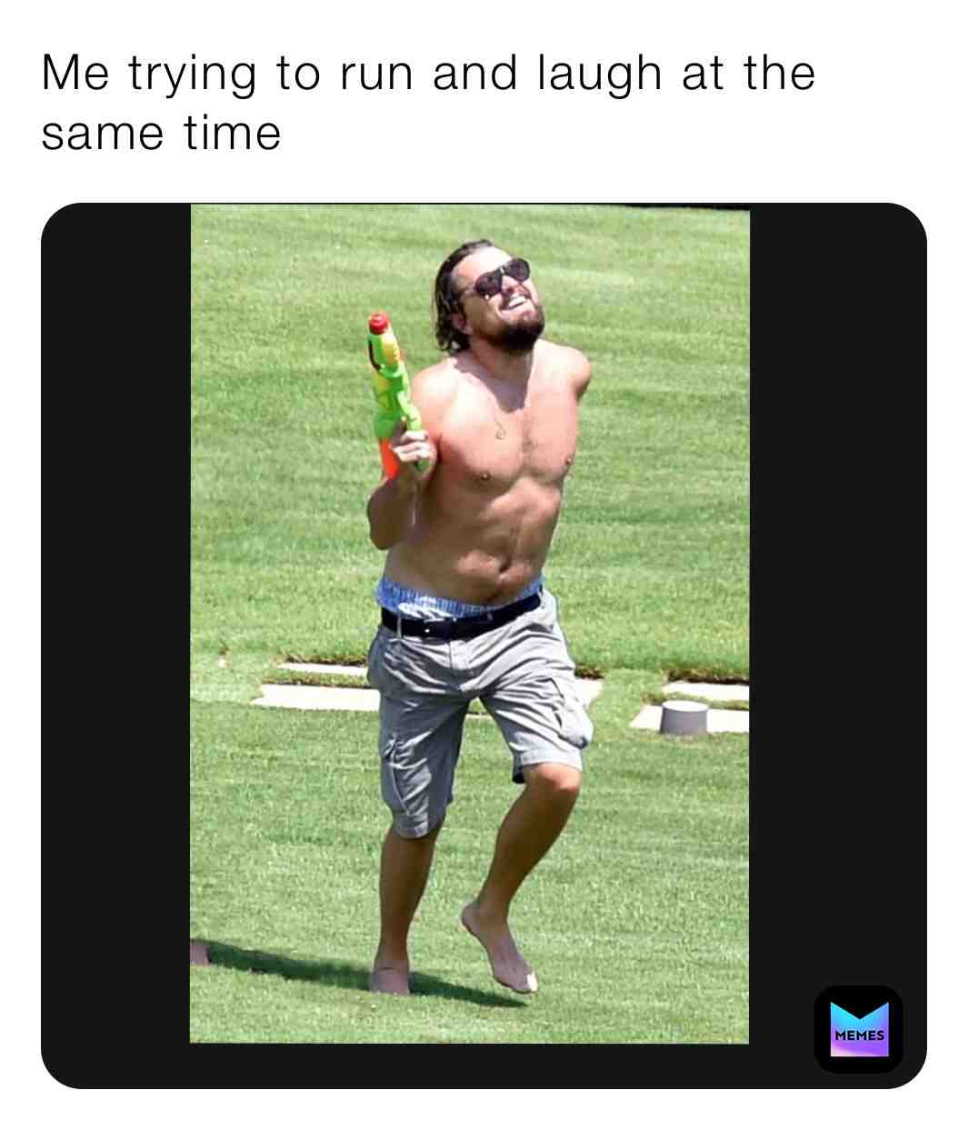 Lol Pinterest #leonardodicaprio #funny #running