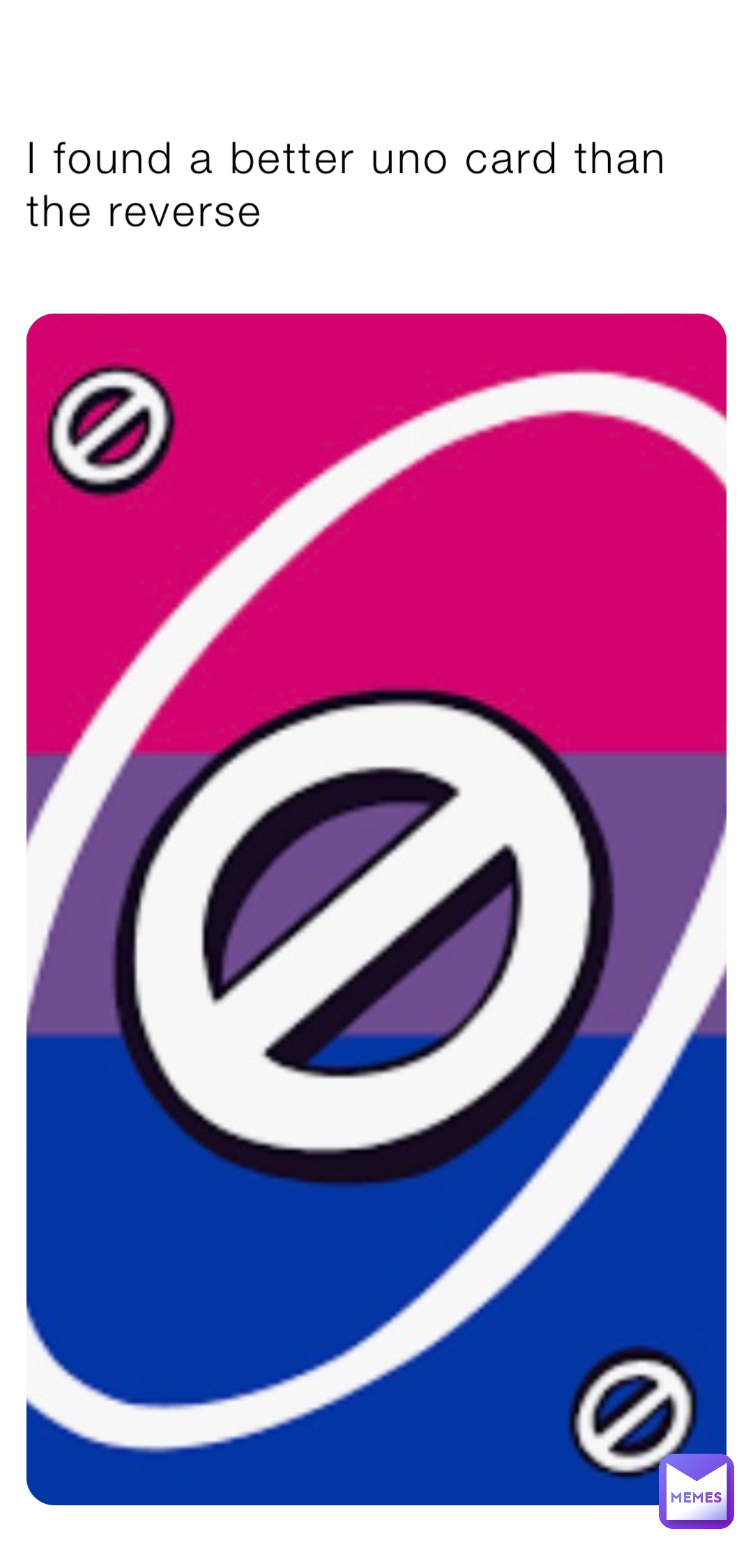 Uno Reverse Meme (Pink) | Poster