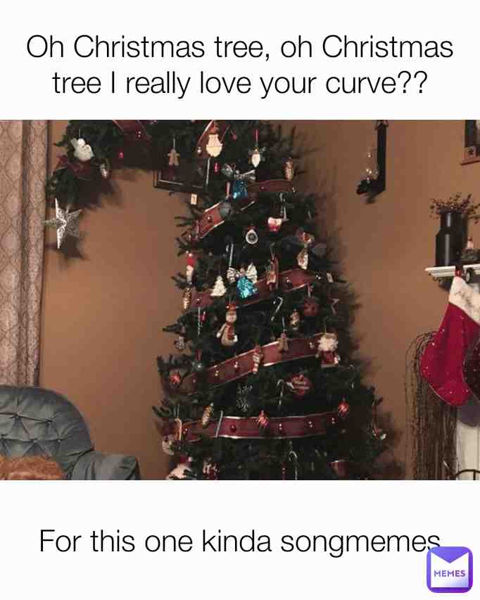 U eather need a bigger house or a smaller Christmas tree.
