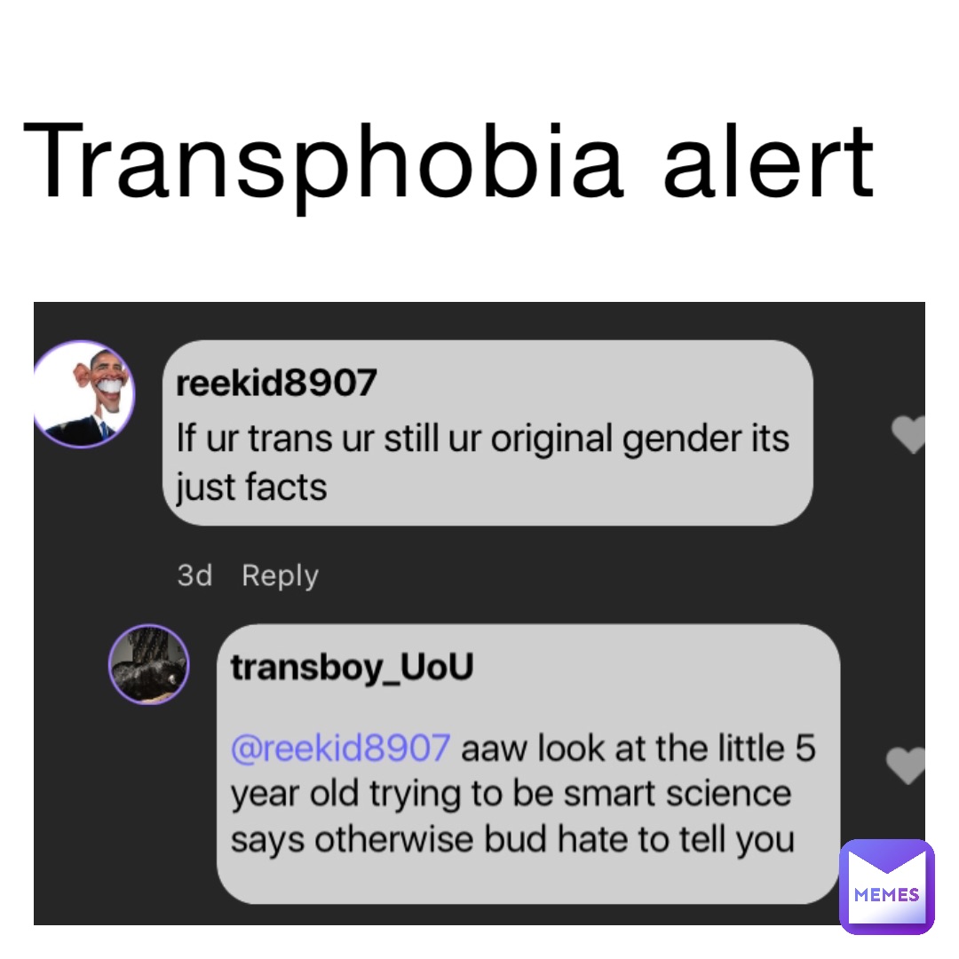 transphobia alert